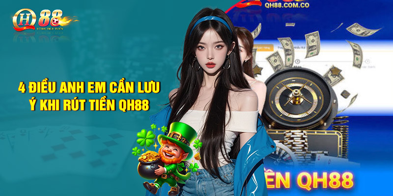 4 điều anh em cần lưu ý khi rút tiền QH88